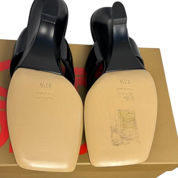 NWT Gia Borghini Gia 6 Leather Thong Sandal Kitten Heels - Picture 8 of 12